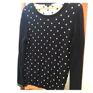 Polka dot sweater